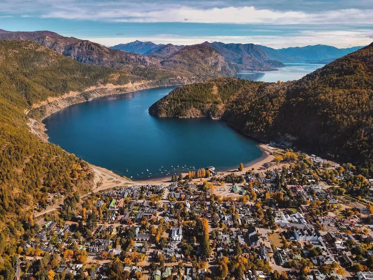 San Martín de los Andes y el lago Lácar